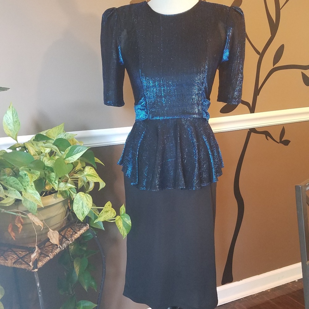 Vintage peplum dress